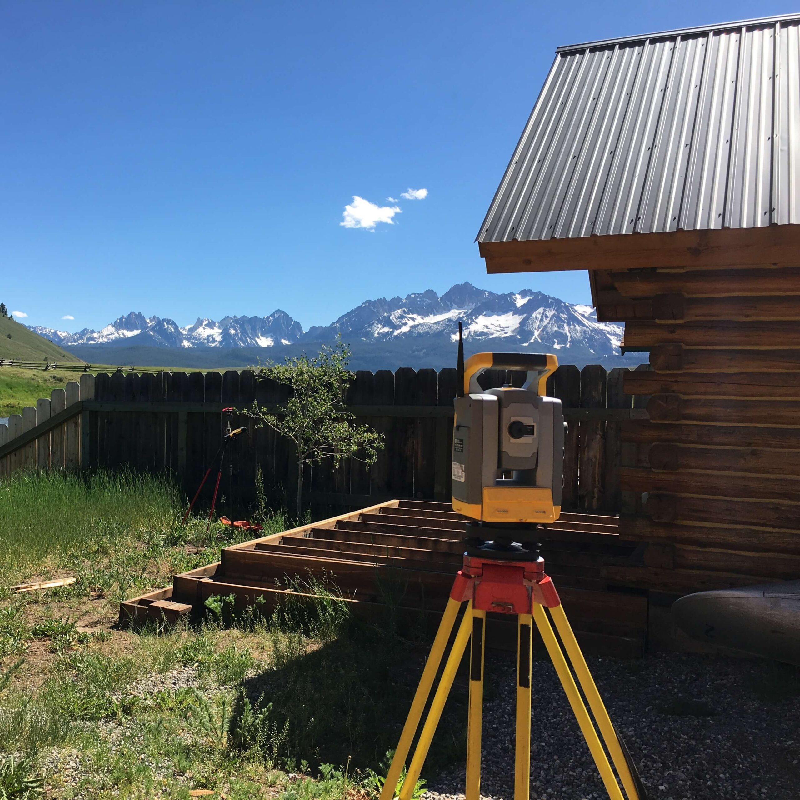 land-surveying-cabin-sawtooths-stanley-idaho-galena-benchmark-engineering