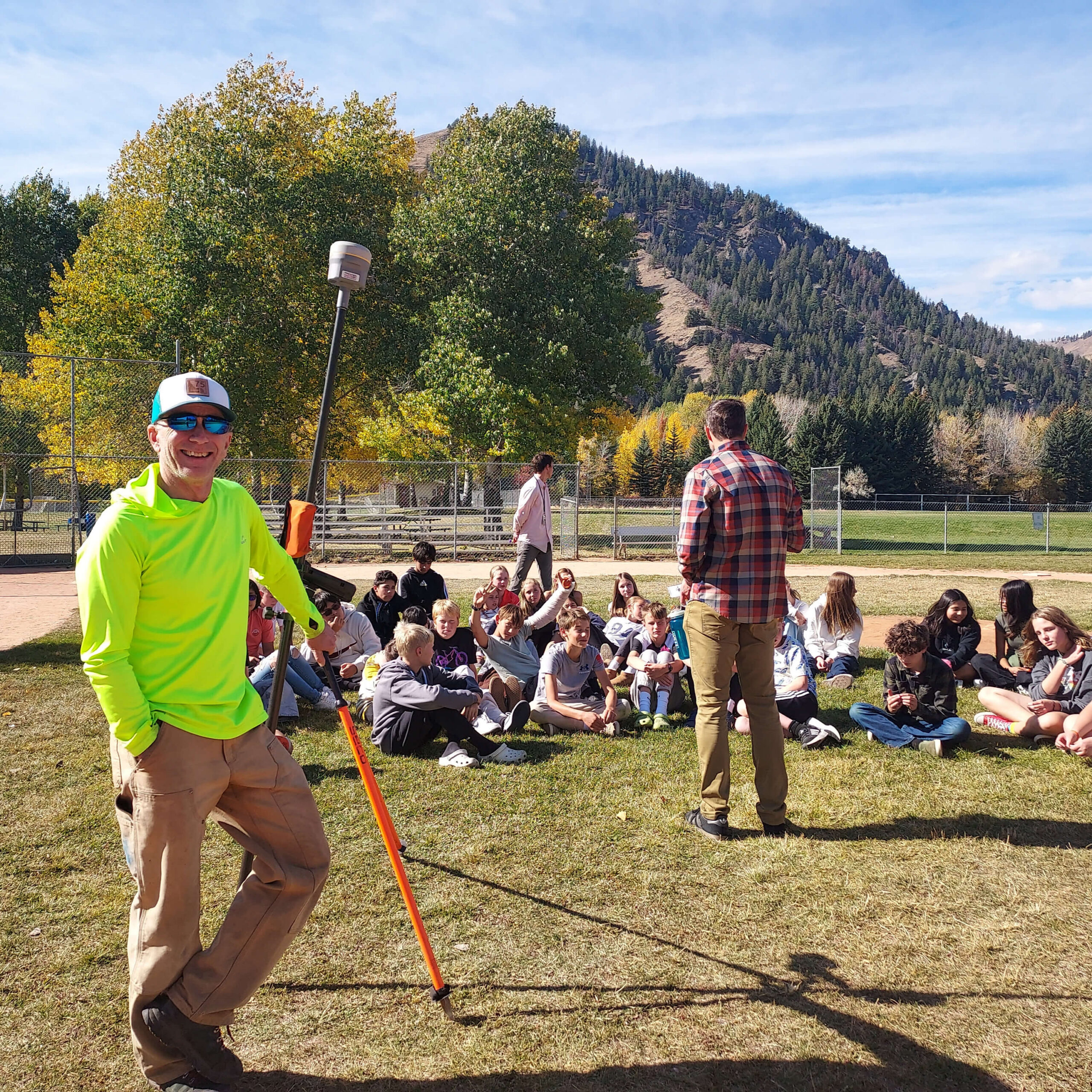 teaching-land-surveying-hemingway-school-ketchum-idaho-galena-benchmark-engineering